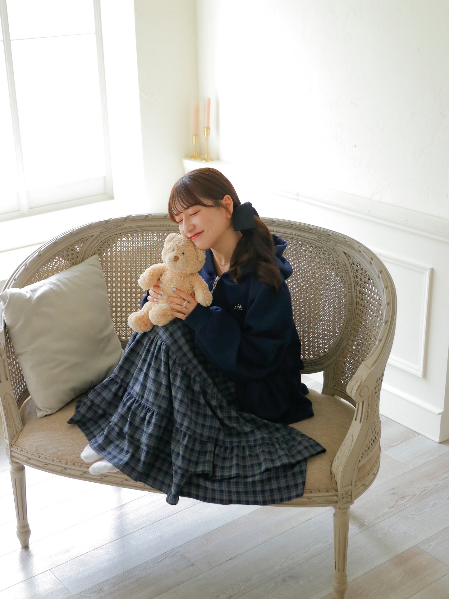 【新色】peplum frill parker