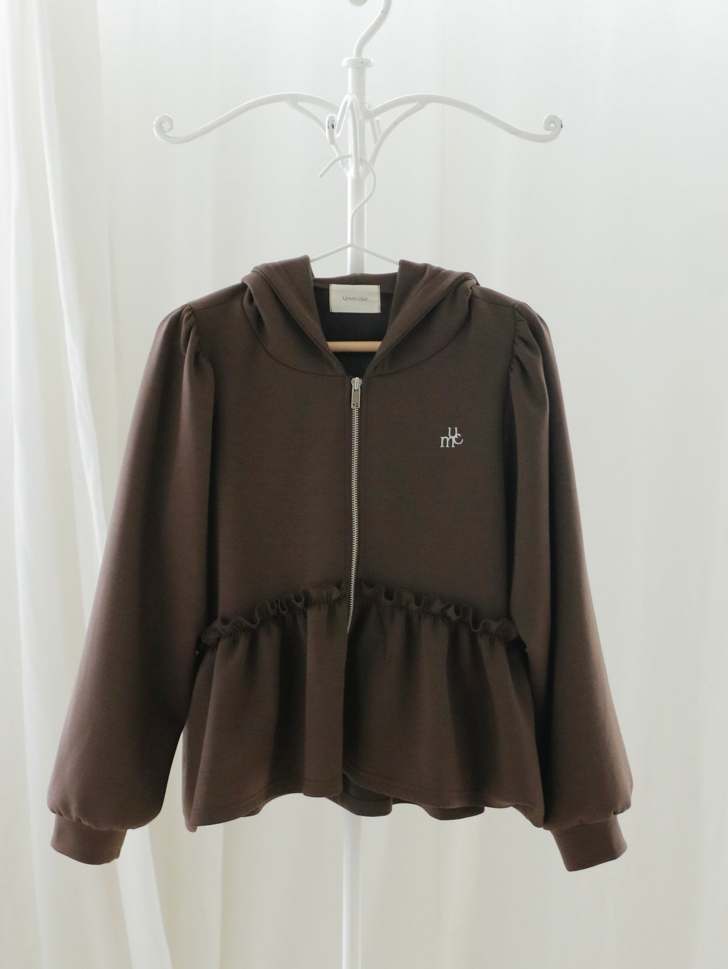 【新色】peplum frill parker