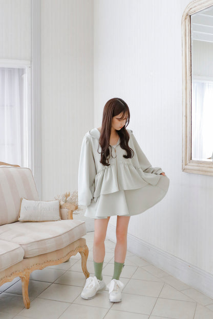 peplum frill parker (setup対応)