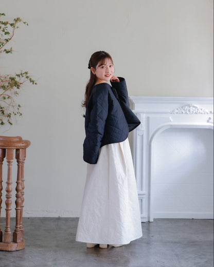 Ribbon quilting 2way one-piece