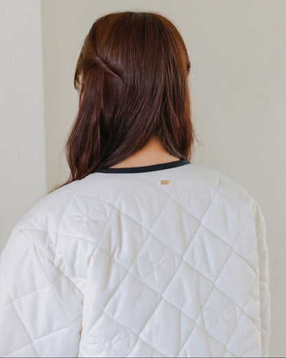 Ribbon quilting coat