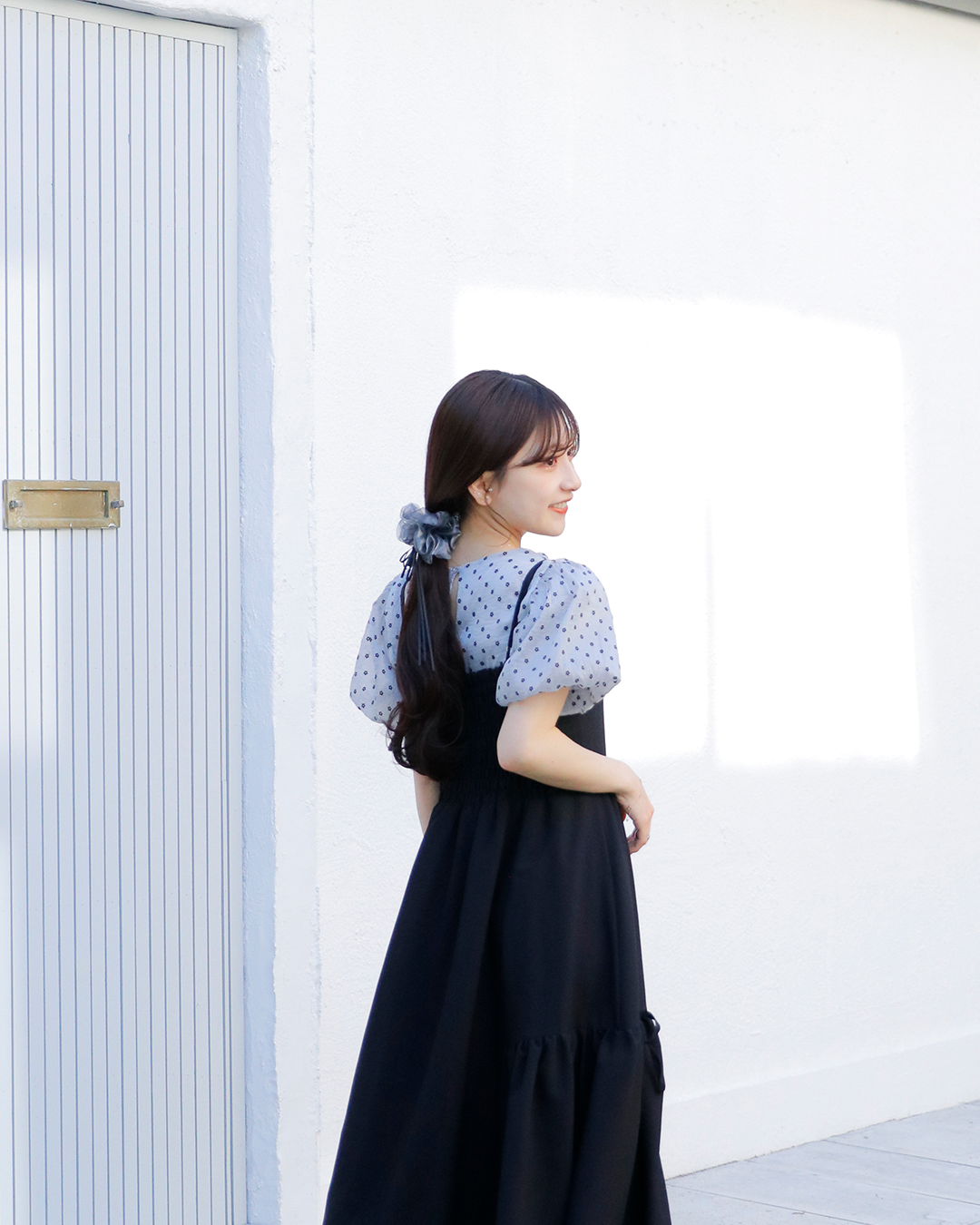 peplum mini one piece set up