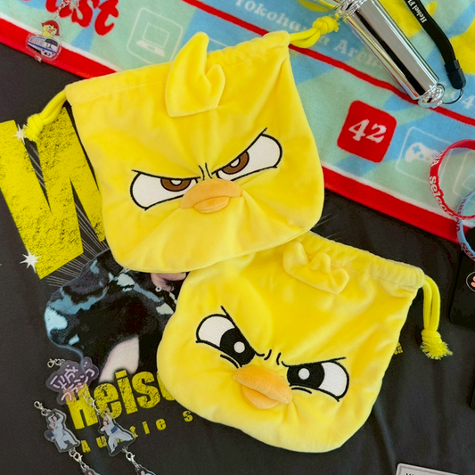 キャラクター巾着ポーチ