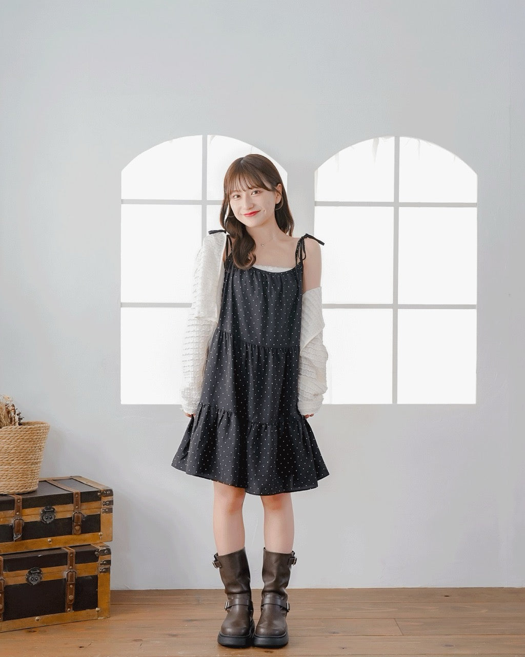 Dot Strap Onepiece
