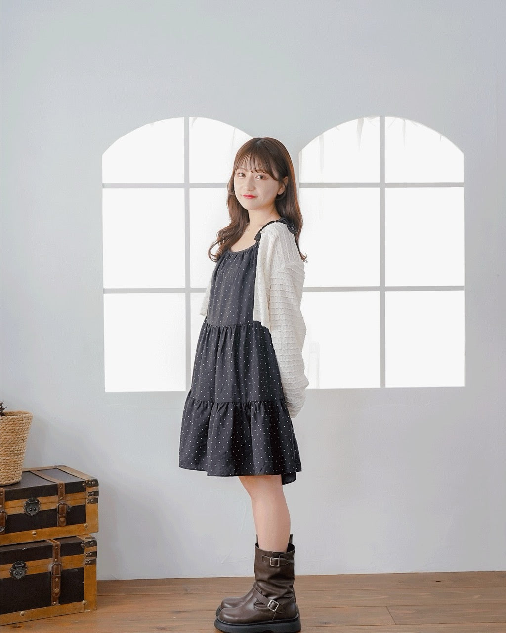 Dot Strap Onepiece