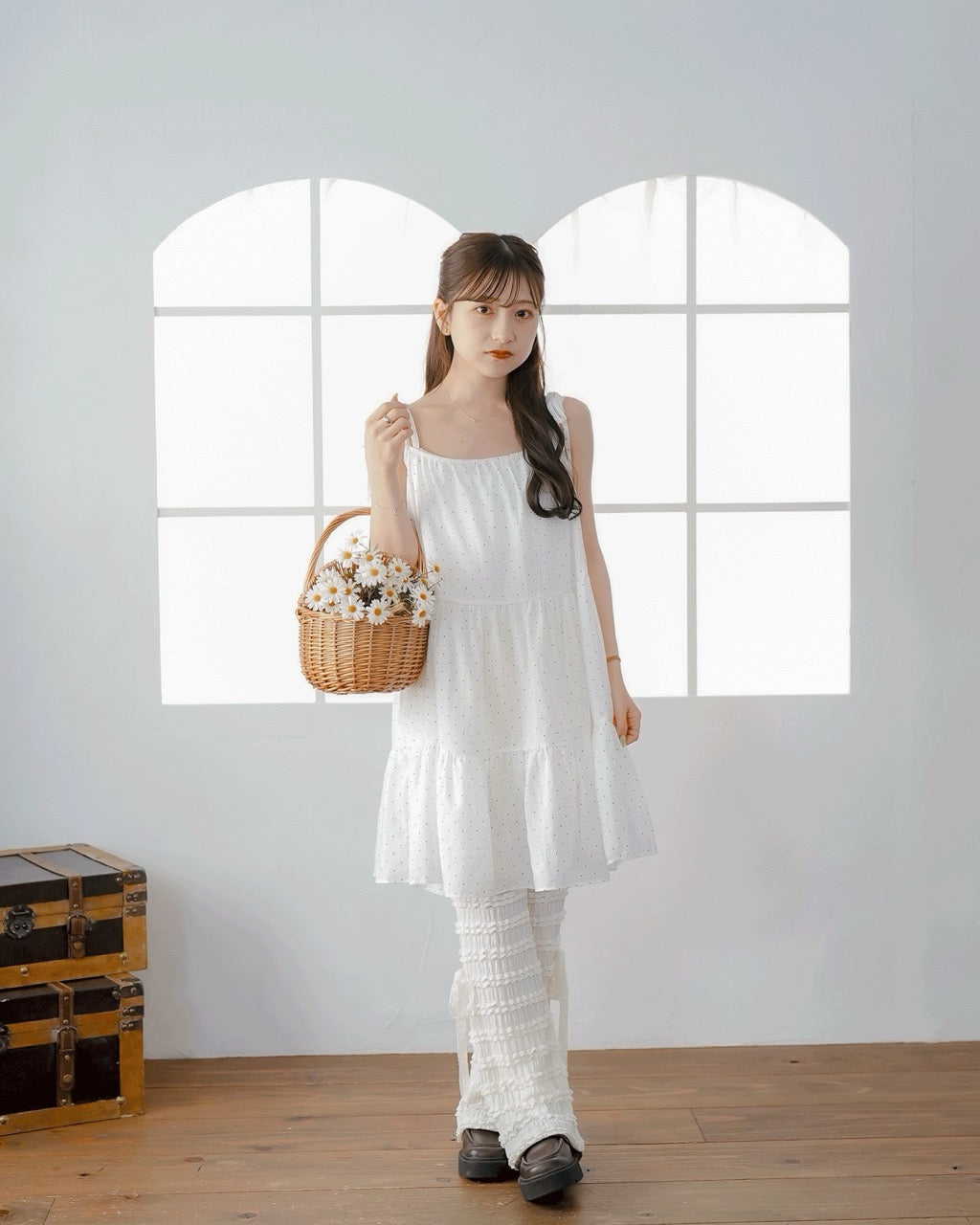 Dot Strap Onepiece