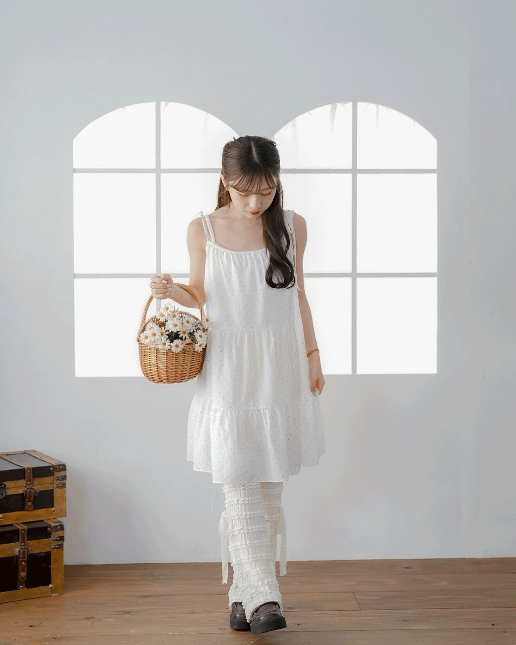 Dot Strap Onepiece