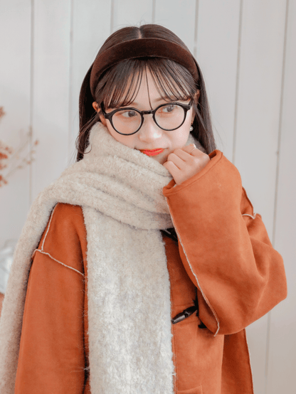Fluffy Knit Muffler