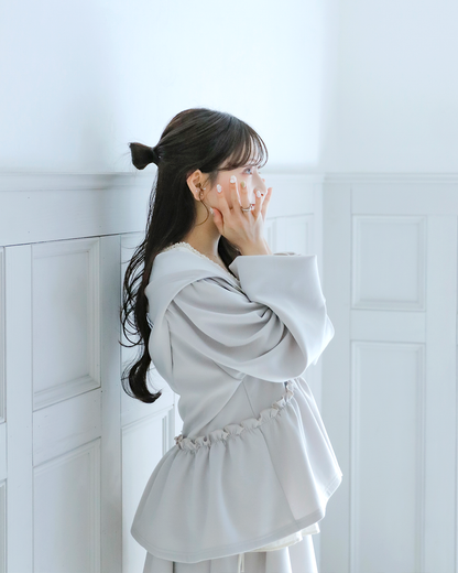 peplum frill parker (setup対応)